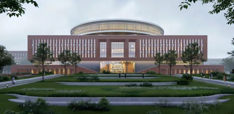 ¿Cómo transforma una biblioteca urbana con estructura de acero los espacios urbanos modernos?