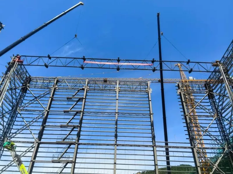 EHSS completa el levantamiento de vigas de la sala de blindaje a nivel nacional para Hanhe Cable EHSS completa el levantamiento de vigas de la sala de blindaje a nivel nacional para Hanhe Cable