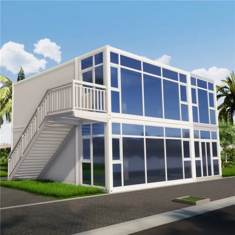 Casa prefabricada de acero integrada ensamblada