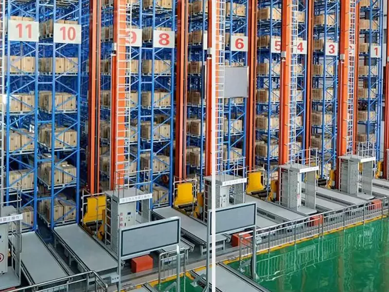 Almacén de acero estereoscópico automatizado