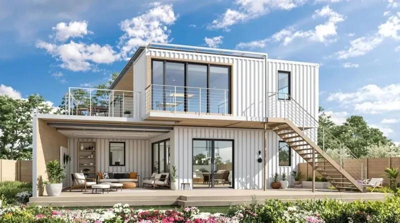 Casa contenedor de acero prefabricada nueva