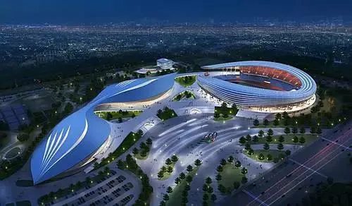 Construcción de acero para gimnasio tipo cúpula