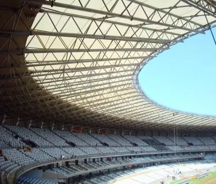 Estadio de estructura de tubo de acero duradero