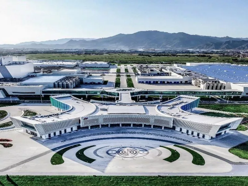 Edificio de almacén de metal prefabricado ecológico
