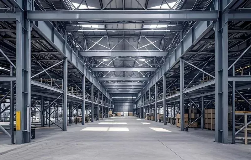 Almacén de estructura de acero pesado Almacén de estructura de acero pesado
