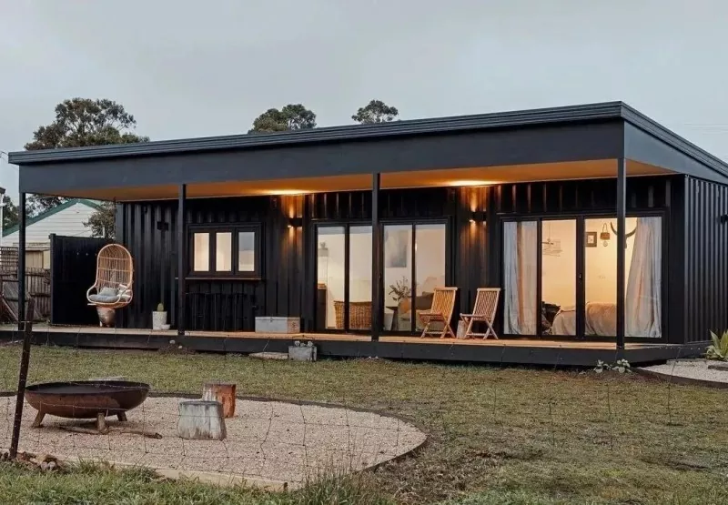 Carcasa de contenedor apilable totalmente equipada de alta gama