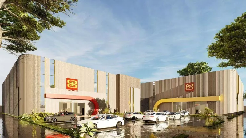 Multi Layer Steel Construction Industrial Workshop