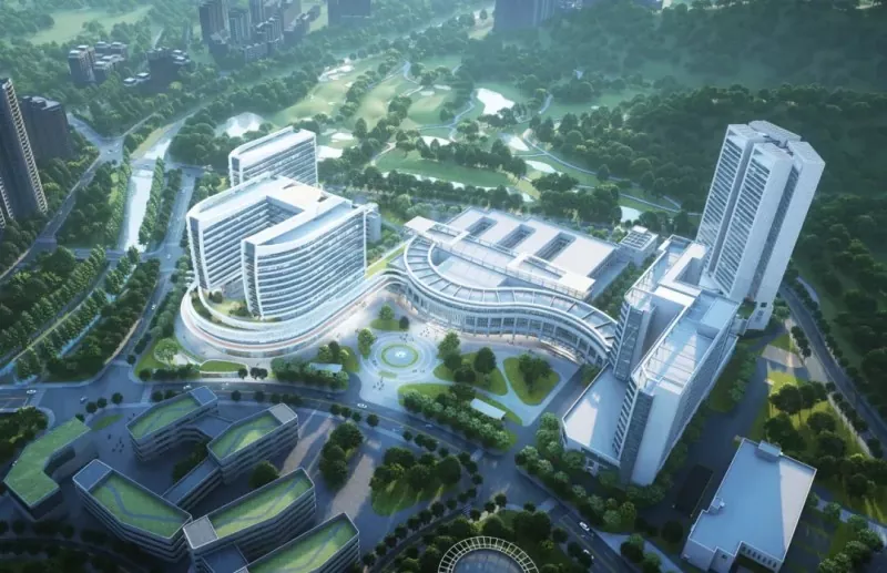 Centro de imágenes médicas Construcción de acero
