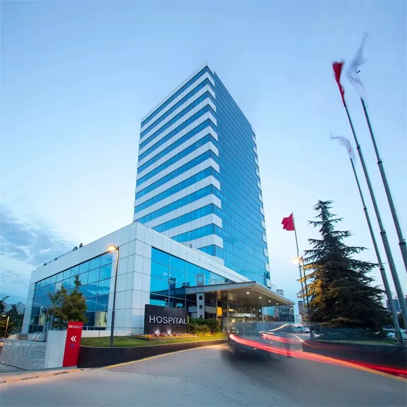 Edificio modular con estructura de acero para hospitales