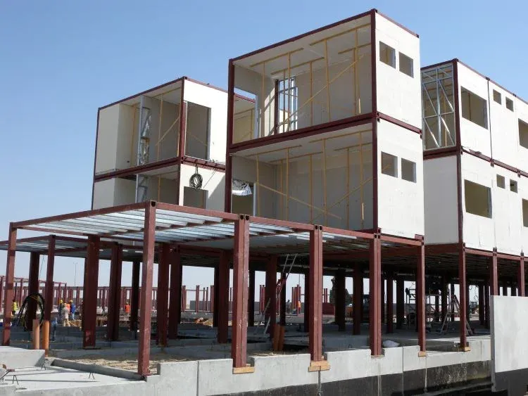 Construcción modular de acero