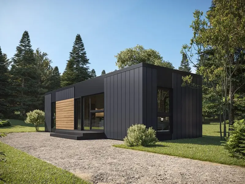 Edificio modular con estructura de acero