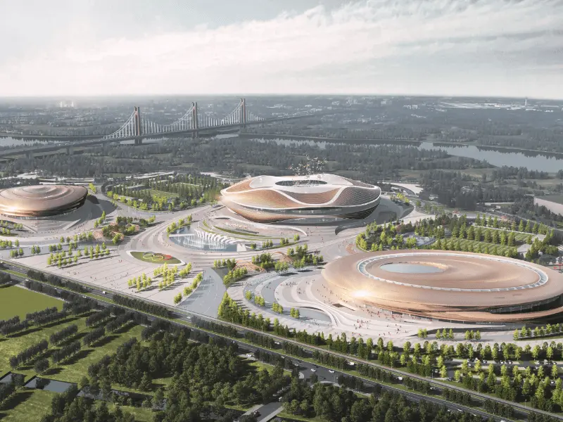Estadio de estructura de acero multifuncional
