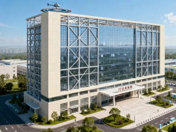 Construcción de acero del hospital de oncología