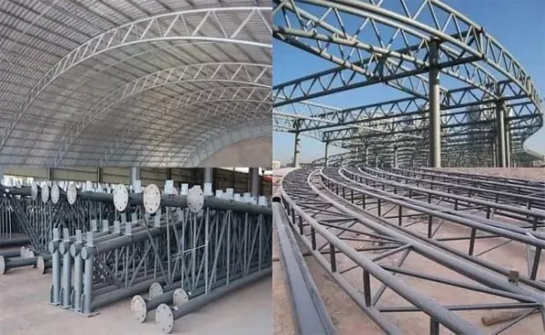 Estaciones de armadura de tuberías Construcción de acero