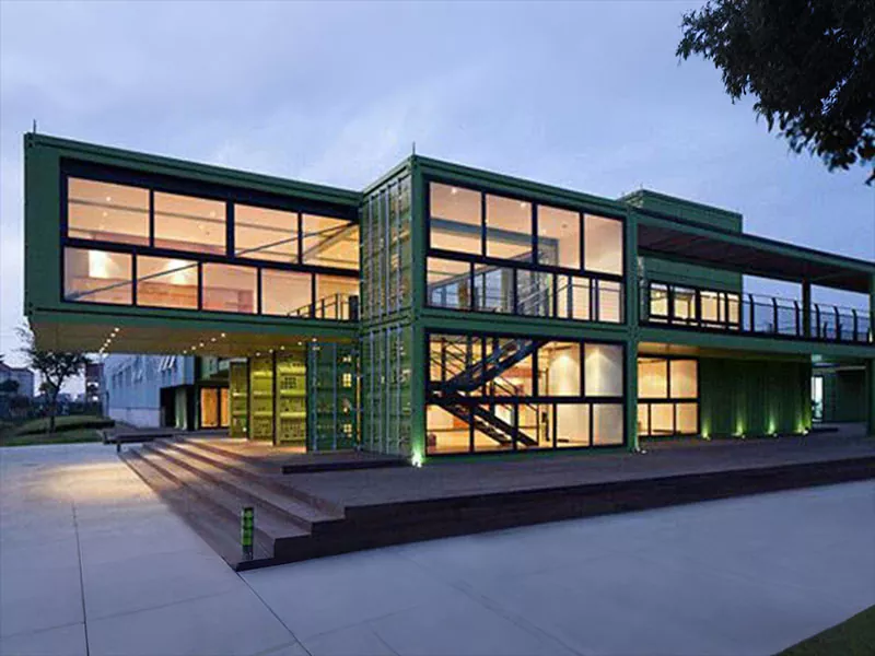 Construcción de casas tipo villa modulares de acero ligero prefabricado