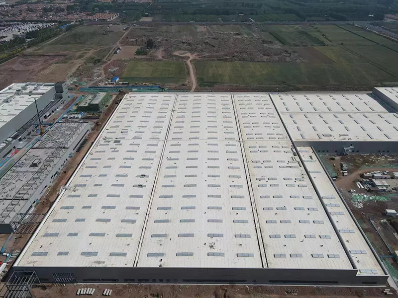 Edificios prefabricados de almacenes metálicos de acero