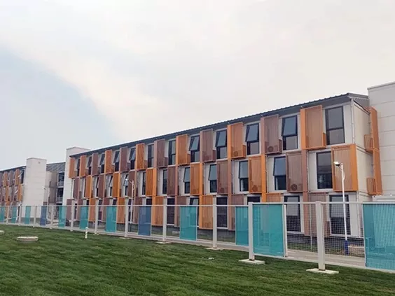 Casa contenedor prefabricada modular móvil prefabricada