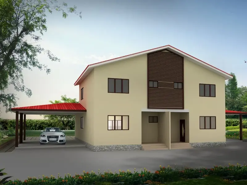 Dormitorio escolar de acero prefabricado