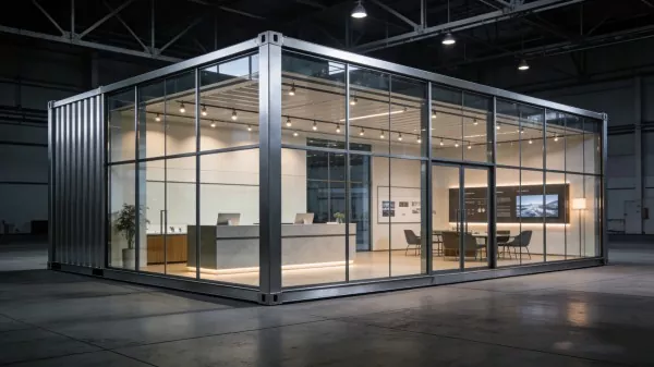 Sala de exposiciones de estructuras de acero prefabricadas