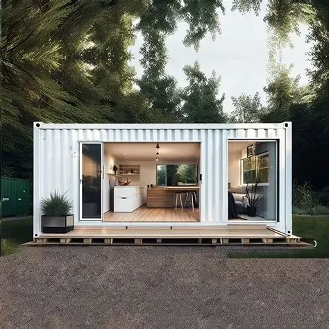 Construcción de acero de casa contenedor estándar