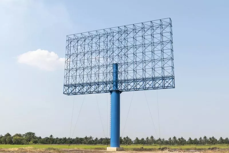 Estructura de cartelera de acero
