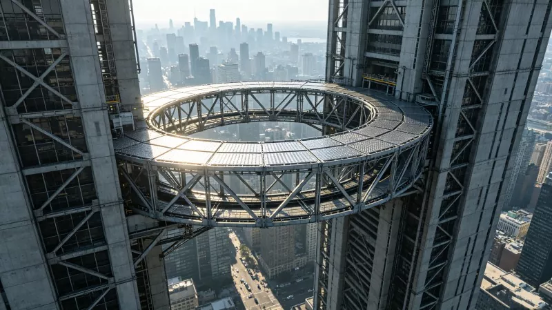 Construcción de corredor aéreo con estructura de acero Construcción de corredor aéreo con estructura de acero