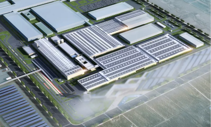 Almacén de almacenamiento de carbón con estructura de acero