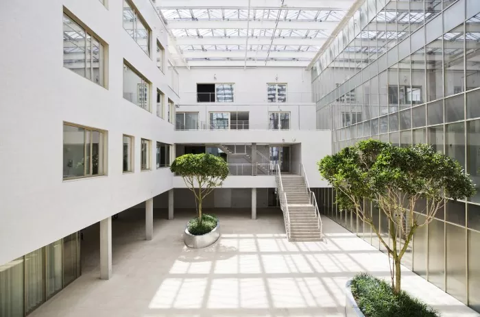 Hospital psiquiátrico de estructura de acero