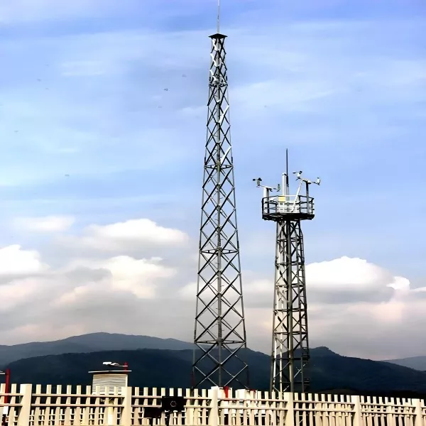 Torre de medición de viento de acero